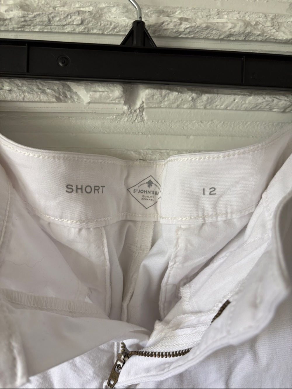 St. John's Bay White Bermuda Shorts - Picture 2 of 3